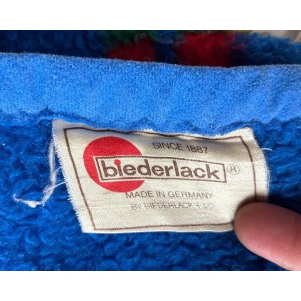 Biederlack Snowman Throw Blanket htf‎ Virgin Acrylic 50x70 Soft Germany Holiday